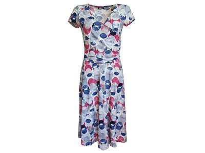 Barevné šaty se širokou sukní - vel.38